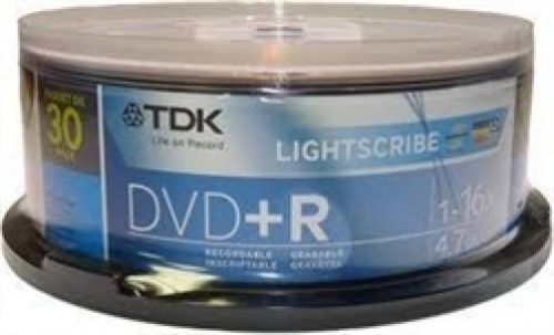 60 TDK Lightscribe 16X DVD+R 4.7GB