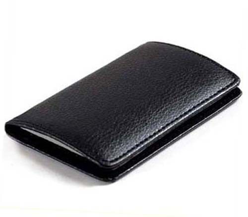 New Leatherette Magnetic Business Name ID Card Holder Case B23B