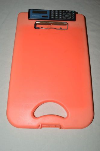 Saunders Storage Clipboard- Safety Orange