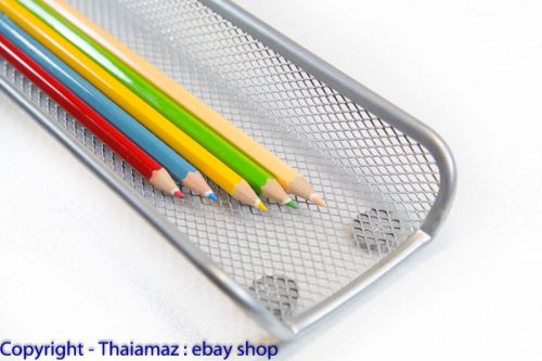 Design silver mesh metal tray for pen pencils,drawer tray, Organizer Office Desk