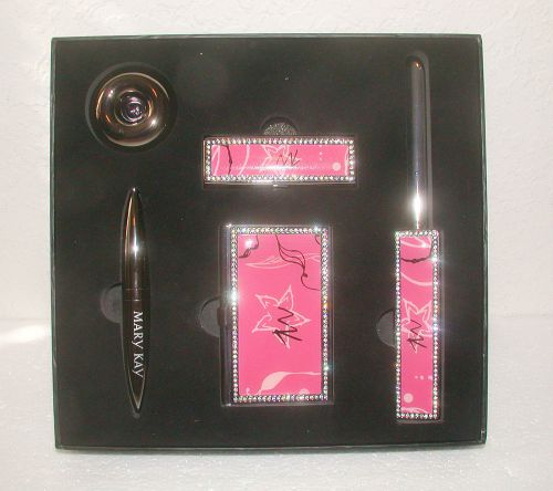 Mary Kay Pen/Stand, Business Card Case, Letter Opener and Lipstick Case NEW