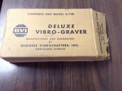 Vintage BVI Electric Pencil Engraver - Still Works!  Original Box Model V73B