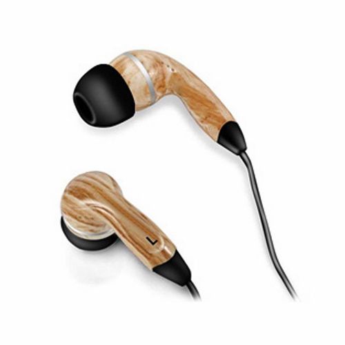 BRAND NEW - Ep5437 Graphic Collection Wood Headphones- Black