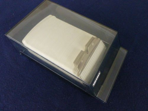 ROLODEX S500C COVERED TRAY, INCLUDES A-Z GUIDES &amp; STARTER SET OF ADDRESS CARDS