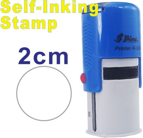 2cm Self-inking rubber stamp Design your own custom logo name address refillable
