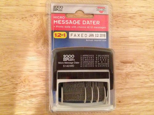 Micro Dater with 12 Messages S140/WD FREE SHIPPING