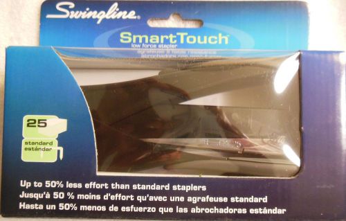Swingline SmartTouch Compact Stapler, Black/Gray