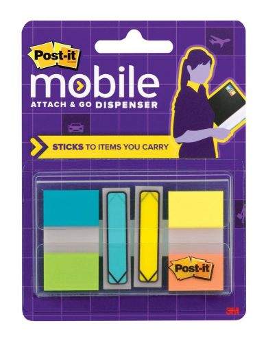 Post-it Mobile Attach &amp; Go Flags Dispenser -Standard/Arrow - 80 Total in Pack