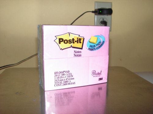 Post-it notes value pack,  assorted pastel colors, 24-pads/pack, free shipping for sale
