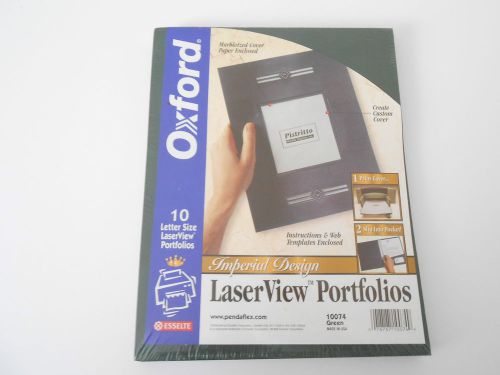 20 Oxford  Laserview Portfolios With Marbleized Paper 2x10pack