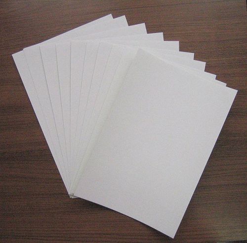 15 SHEETS NEW BLANK A4 WHITE MATT PAPER STICKERS SELF ADHESIVE