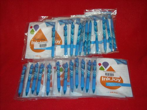 Lot of 24 Turquoise Paper Mate InkJoy 300RT Retro Wraps Ball Point Pens (PM-09)