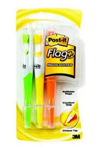 Post-it Flag Highlighter Assorted Colors 3 Count