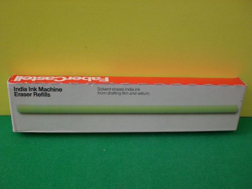 12 NEW Faber Castell India Ink Machine Eraser Refills 75223 No. 99 Bright Green