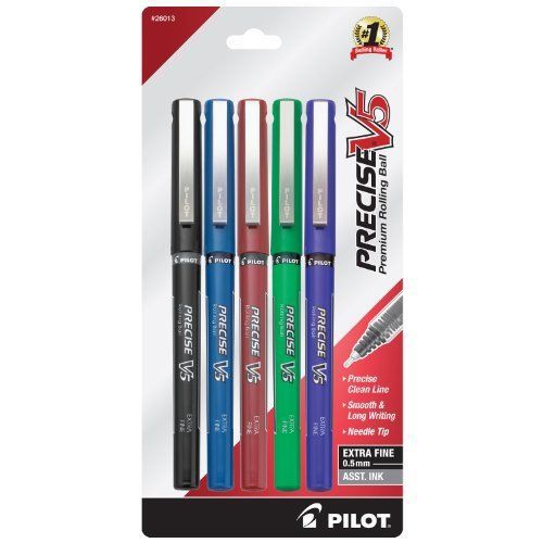 Pilot Precise V5 Rollerball Pen - Extra Fine Pen Point Type - 0.5 Mm (pil26013)