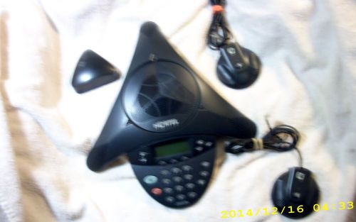 Used working Nortel IP Audio Conference Phone 2033 w/microphones