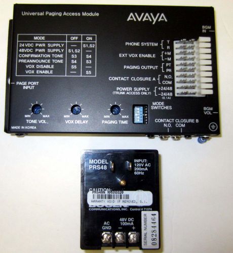 Avaya Universal Paging Access Module comcode 405891698