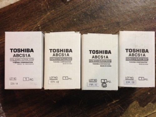Toshiba Part # ABCS1A - Lot of &#034;4&#034;, Never Used, Free Shipping.