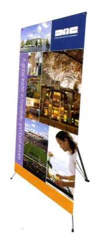 24&#034;X63&#034;&#034;  X - STAND BANNER WITH X - STAND AND CARRYING CASE
