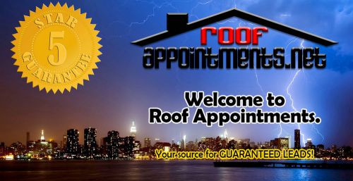 100 Roof Appointment Leads for Roofing Contractors