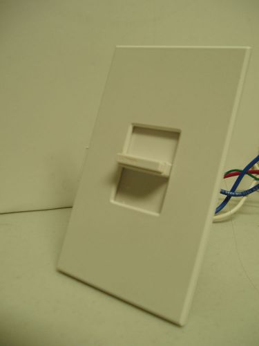 Lutron NTF-103P-277-WH 3-Way Florescent Slide Dimmer Switch - White - Used