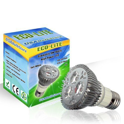 Dimmable 9W PAR20 LED Flood 45 Soft White Lamp ~ equiv. 50W equiv. 50W