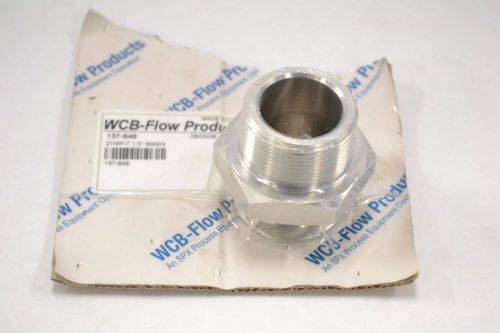 NEW WCB FLOW 137-649 S-LINE 21AMP-7 1-1/2IN NPT ADAPTER PIPE FITTING B309221