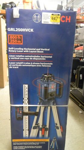 Bosch Dual-Axis Self-Leveling Rotary Laser Kit with Tripod GRL250HVCK