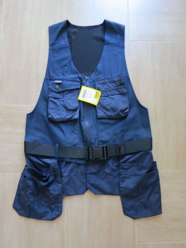 Snickers 4235 Craftsman Blue Waistcoat Tool Vest with Belt Size L