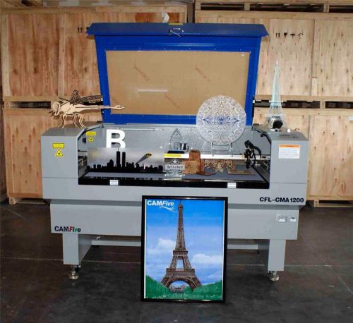 CAMFive cutting &amp; engraving laser machine 80W standard tube 50&#034;x26&#034; work table