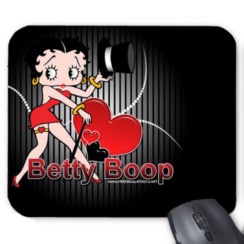 Betty Boop Anime Cartoon Pink Girl Mouse Pad Mousepad Mats Hot Gaming Game