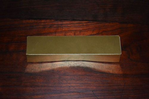 25 GOLD FOIL JEWELRY GIFT BOXES - 8&#034; by 1 3/4&#034; x 1&#034; - FOLDING - NEW
