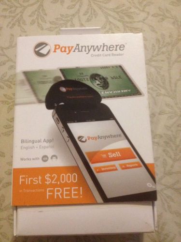 PayAnywhere Card Swipe Payment System Apple Android 1st $2000 Free