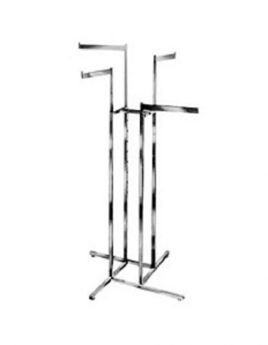 4-Way w/ Straight Arms - Square Tubing by Modern Store Fixtures