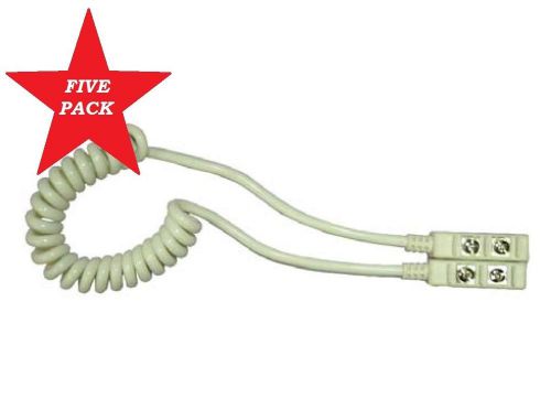 Amseco - Potter NRC-11 Retractable Door / Window Cord 24-49 Inches Ivory 5-Pack