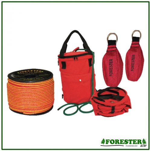 Rope Bag Kit,Arborist,166&#039;Line,Throw Bags,15&#034; Rope Bag