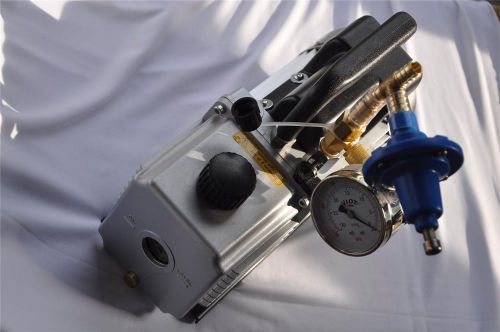 Milker pulsator hook up kit:rotary vane vacuum pump 6cfm+regulator+gauge+adapter for sale