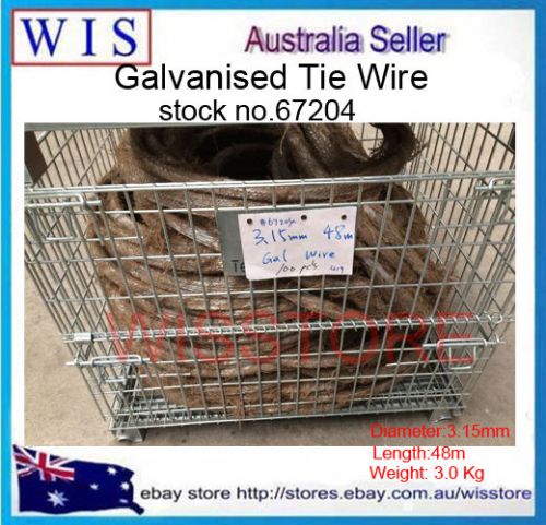 Galvanised tie wire 3kg,3.15mm,48m(l)-soft tie wire fencing wire for mesh-67204 for sale