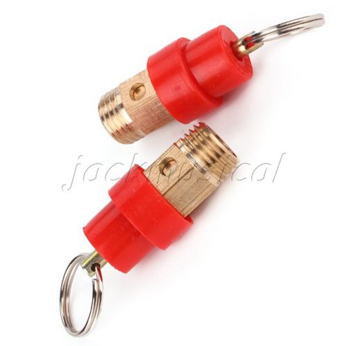 Pull to release air compressor safety valve 1/4&#034; bspt 4kg pack of 2 for sale