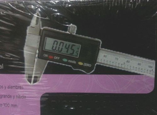 nip Bead Landing Digital Caliper Clear LCD Display Measure Beads &amp; Wire Range 4&#034;