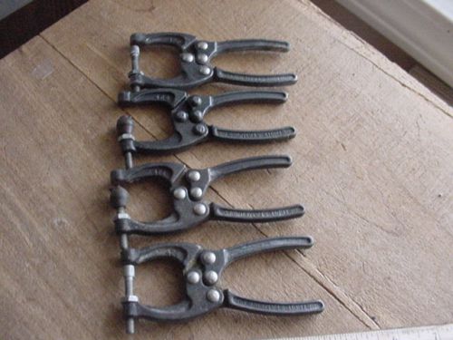 DeStaCo Detroit Stamping Toggle Clamps #424  Qty. 4  De-Sta-Co Vintage Tools