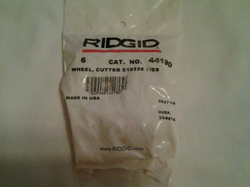 RIDGID  Pipe Cutting Wheel  44190 E1032S F/SS ( Lot  of 6)- NIP