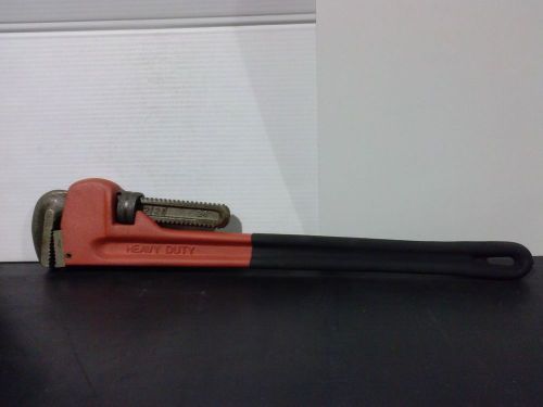 24&#034; Drop Forged Heavy Duty Pipe Wrench with Grip (LS225-1)