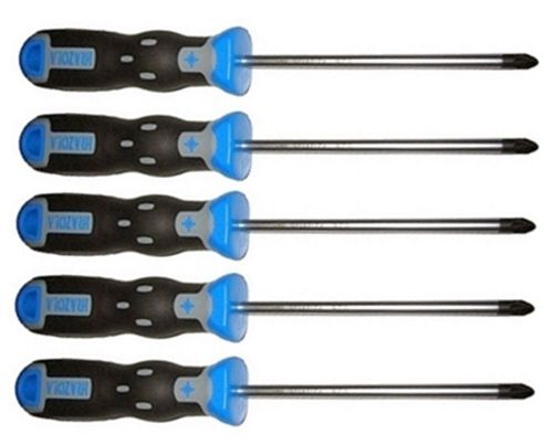 Irazola 026.002.125 screwdrivers pozidriv® 2 tekno+ pz2x125mm (set of 5) for sale