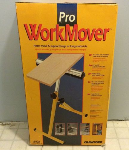 Adjustable Height Pro Workmover, 14&#039;&#039; steel roller assembly, 24&#039;&#039; to 40&#039;&#039; adjust