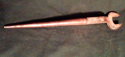 Vintage Williams USA 1907 1-1/16&#034; Open End Offset Iron Workers Spud Wrench 13&#034;