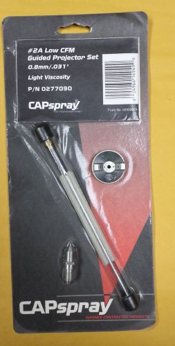 Capspray 0277090 hvlp spray gun needle nozzel kit projector set #2 .031&#034; (0.8mm) for sale