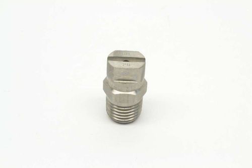SPRAYING SYSTEMS H1/4U VEE JET 1/4IN NPT 15DEGREE ANGLE NOZZLE SPRAY TIP B410111