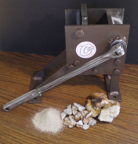 Manual / Hand operated Jaw Crusher rock &#034;The Crunch&#034;, geology assay frit jewelry