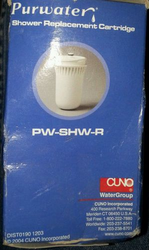 PUR WATER SHOWER replacement cartridge, CUNO Water Group, model PW -SHW - R